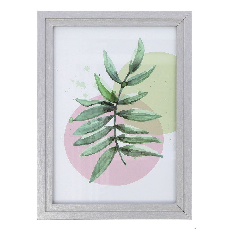 Rama foto Penelope, din lemn, pentru fotografii de 15x21 cm, picior sustinere, gri - imagine 4